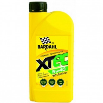 Масло моторное BARDAHL XTEC 5W40 1L синтетическое
