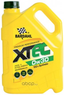 Масло моторное BARDAHL XTEC 0W30 5L синтетическое
