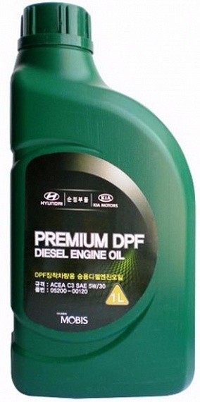 Масло моторное HYUNDAI / KIA 5W30 DIESEL Premium DPF cинтетическое