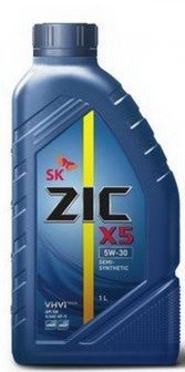 Масло моторное ZIC X5 5W30 полусинтетическое